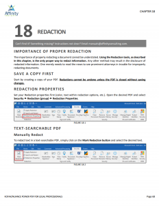 Kofax (Nuance) Power PDF Advanced for Legal Professionals Manual | Legal PDF Software Training